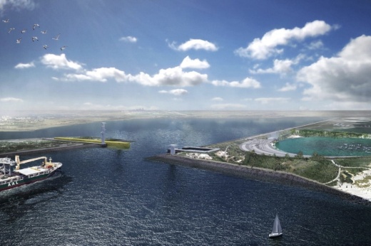 House Bill 2416 aimed to create a trust fund to allow extra federal funds to be deposited for future and current Gulf Coast protection projects. Gov. Greg Abbott vetoed it due to issues with wording. (Rendering courtesy Rogers Partners)
