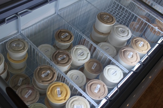 D'Lites has healthy ice cream to go to take home as well as dine in.