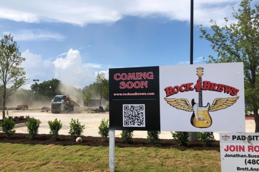 sign of rock and brews