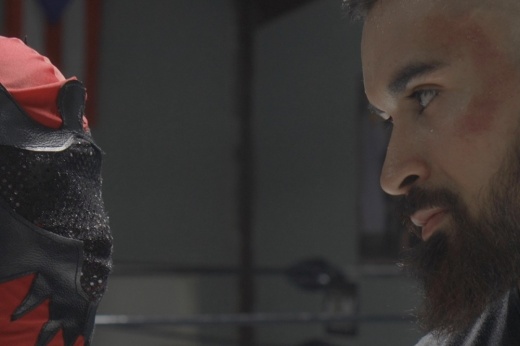 A scene from “Sacred Mask,” which is among many feature films to be screened at the annual CineFestival, showing now through July 16 at the Guadalupe Theater. (Courtesy Guadalupe Cultural Arts Center)