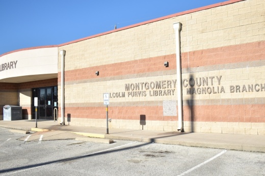 exterior of the library building