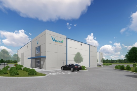 Rendering of the Velocity Badminton facility