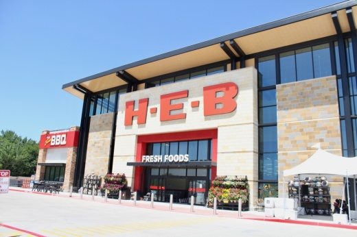 Exterior of H-E-B in McKinney