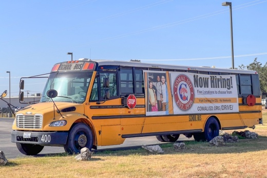 Comal ISD school bus