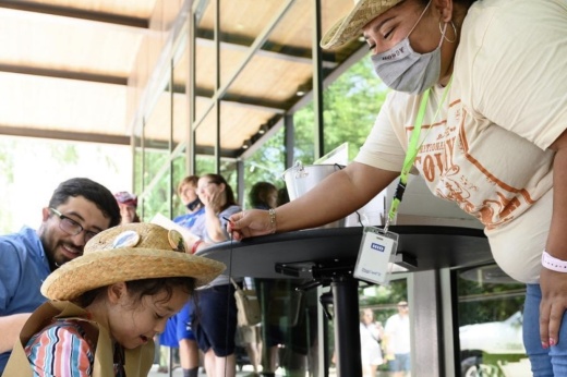 people participate in national day of the cowboy activities