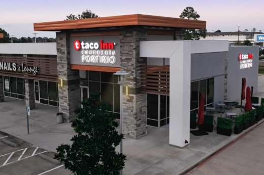 The exterior of Taco Inn and Churreria Porfirio