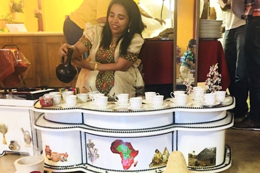 African Village Ethiopian & Eritrean Restaurant at 10918 Wurzbach Road lies on a portion of Wurzbach that the city of San Antonio is considering designating Silk Road Cultural Corridor because of the diversity of populations between Northwest Military Highway and Fredericksburg Road. (Courtesy African Village Ethiopian & Eritrean Restaurant)