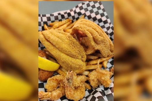 Basket of seafood