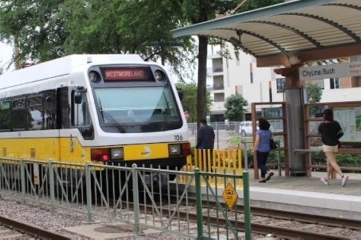A DART light rail