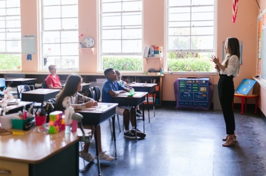 classroom with students