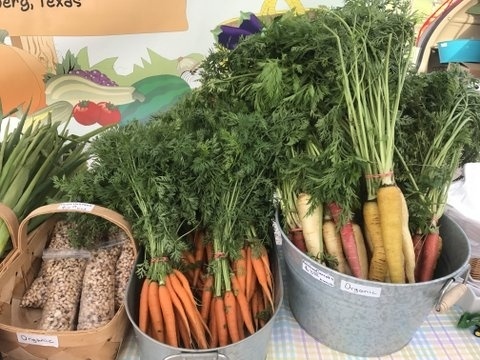 baskets of vegetables