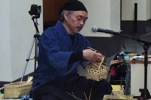 Famed bamboo artist Tanaka Kyokusho will conduct open art studio demonstrations for San Antonio Museum of Art visitors Aug. 4 and 5. (Courtesy San Antonio Museum of Art)