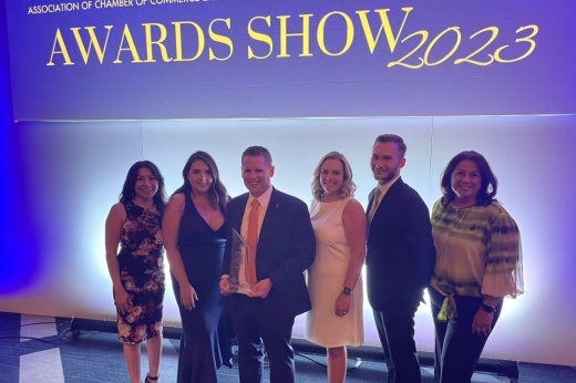 The Pearland Chamber of Commerce was named Chamber of the Year by the Association of Chamber of Commerce Executives at its annual convention in Salt Lake City on Aug. 1. (Courtesy of Pearland Chamber of Commerce)