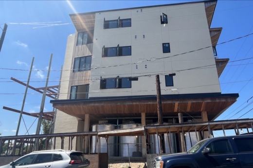 apartment building being constructed