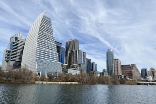 Downtown Austin skyline and Lady Bird Lake