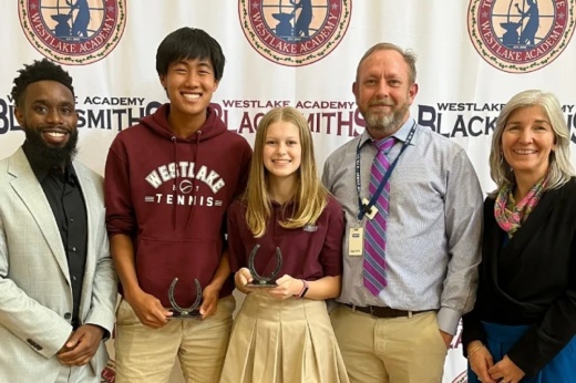 Westlake Academy students and faculty