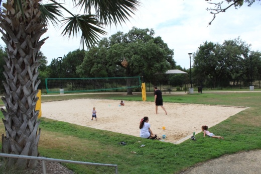 people at a park