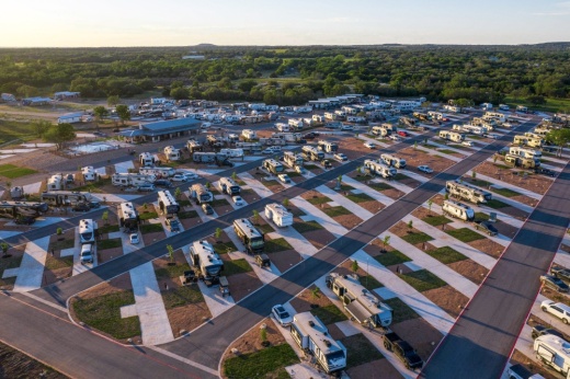 Aerial image of Stone Oak Ranch RV Resort