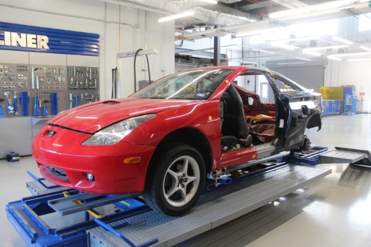 Collin College held a signing ceremony for its new Toyota-partnered automotive technician program at the school's technical college in Allen. (Michael Crouchley/Community Impact)