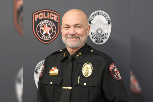 Lewisville Police Chief Kevin Deaver in uniform