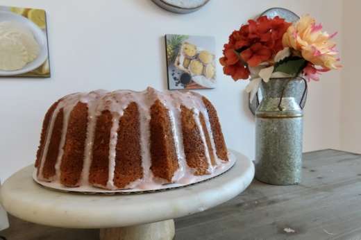 Strawberry pound cake at Tell Me Something Sweet Bakery and Cafe in Plano
