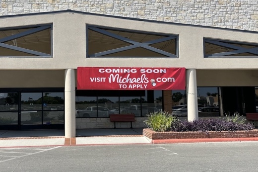 The front entrance to the store