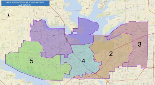 Map of the new district system