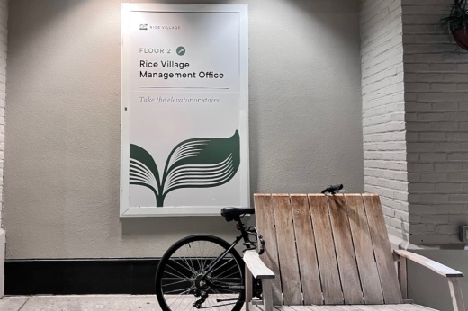 A photo of Rice Village management office.