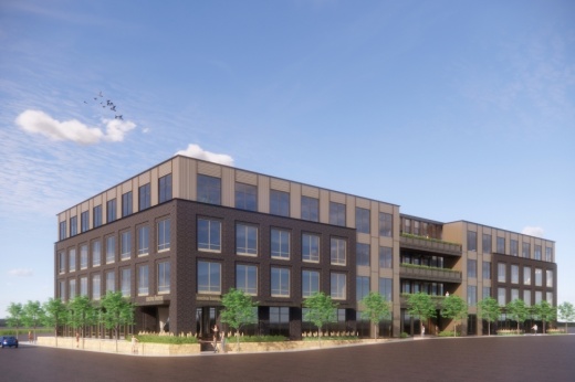 Rendering of office building