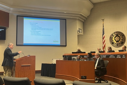 Mark Holloway presenting