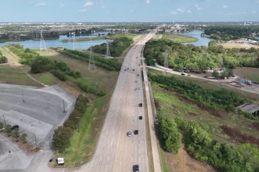 Aerial view of Egret Bay Boulevsrd
