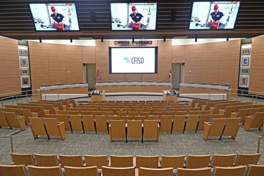The CFISD Mark Henry Administration Building board room