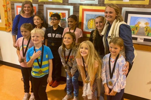 Students from Indian Springs Elementary