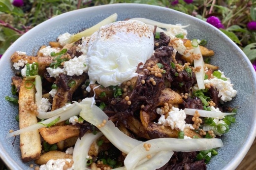 Beef cheek poutine from Garden Cafe.