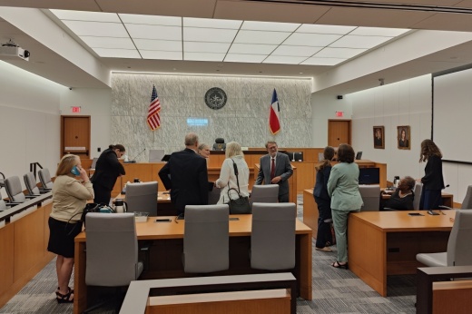 Travis County court room