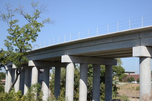 DART Silver Line Railway bridge
