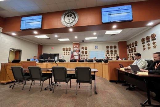 Hutto ISD board room