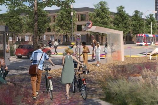 METRO's urban design rendering.