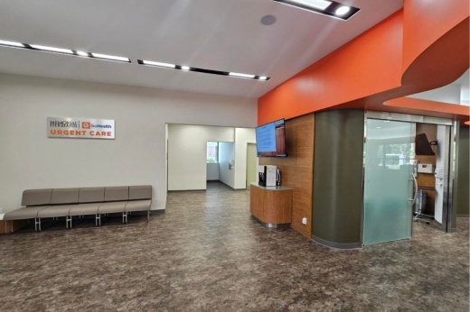 Lobby of Sugar Land urgent care clinic