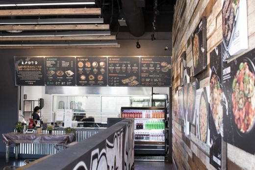 Inside F&F Irving location.