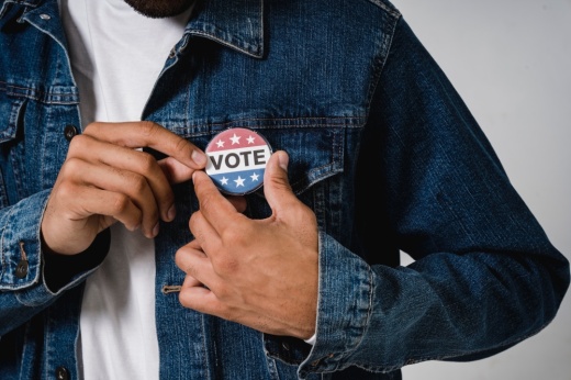 Vote button