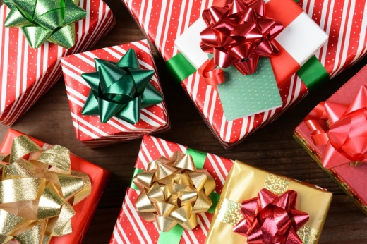 A cluster of presents.