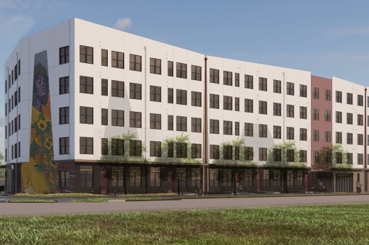 Rendering of Seabrook Square II, a five-story building