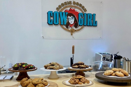 cookies on plates
