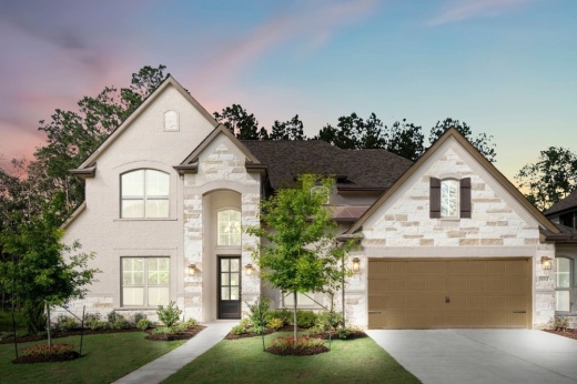 Rendering of one of the model homes at The Woodlands Hills.