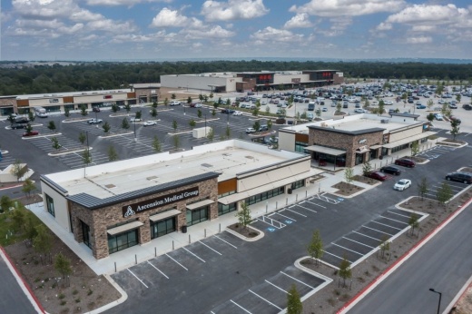 Bar W Marketplace drone view