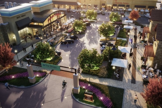 Parking lot rendering