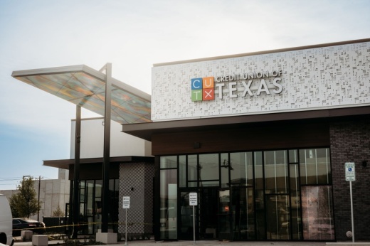 Exterior of the Credit Union of Texas location in south McKinney
