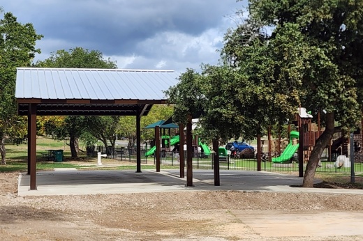 The new pavilion at the park.