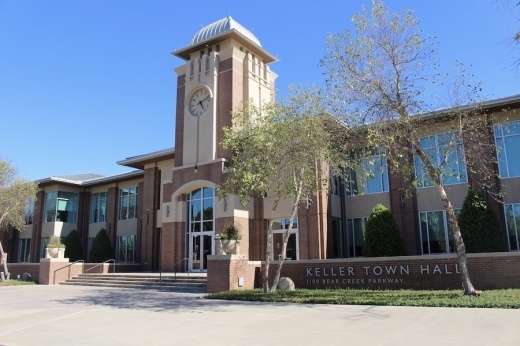 Picture of the exterior of Keller City Hall